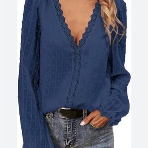 ANYFIT WEAR Blue Women's Top XXL